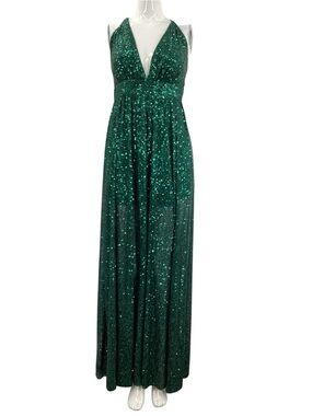 luxxel green dress Emerald green ethereal dress LUXXEL M (8-10)